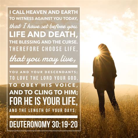 wham choose life|deuteronomy 30 19 20 meaning.